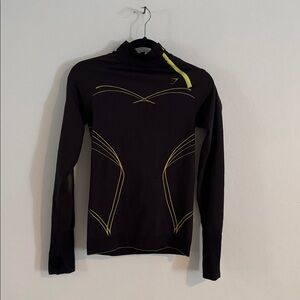 Gymshark Black and Yellow Track Jacket